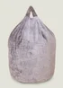 Kaikoo Soft Grey Fur Beanbag - One Size Image 3