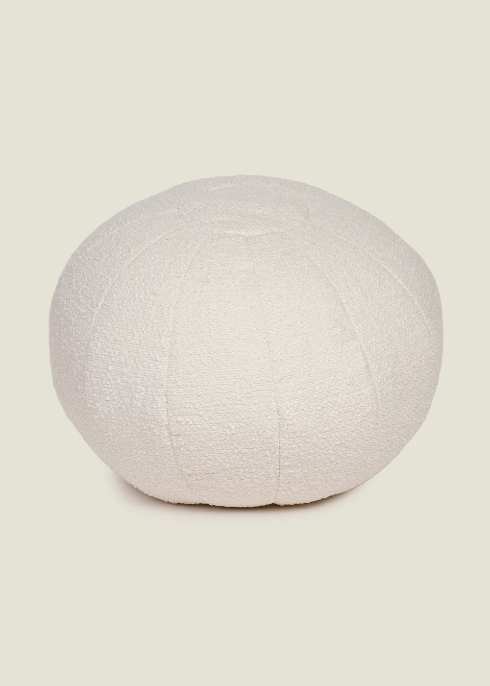 Kaikoo Ivory Boucle Pumpkin Drum - One Size Image 1