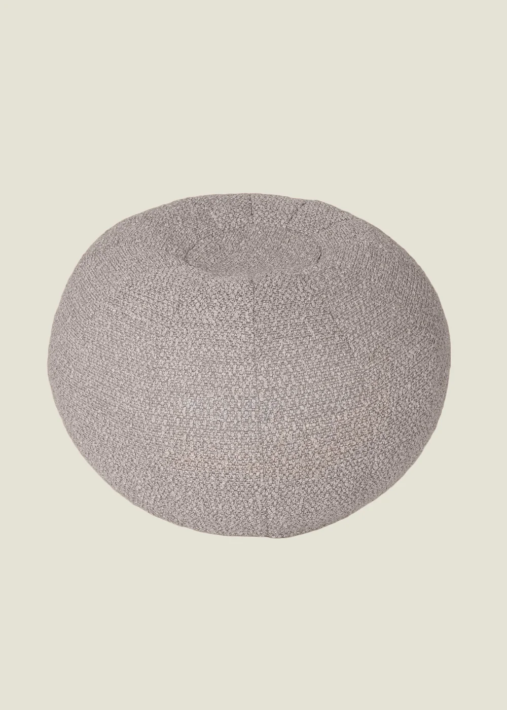 Kaikoo Dove Grey Boucle Pumpkin Drum - One Size Image 2