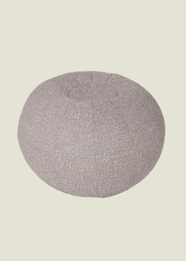 Kaikoo Dove Grey Boucle Pumpkin Drum