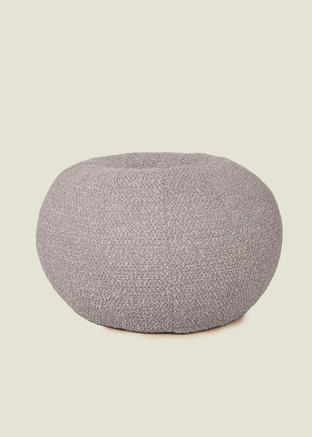 Kaikoo Dove Grey Boucle Pumpkin Drum - One Size Image 1