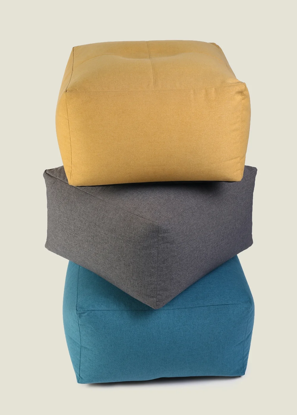 Kaikoo Blue Square Blab With Top Quilting In Brushed Fabric - One Size Image 4