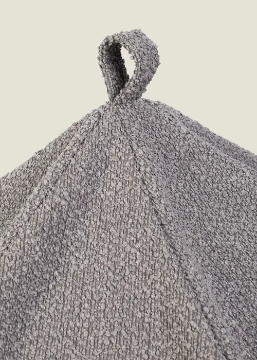 Kaikoo Dove Grey Boucle Beanbag - One Size Image 3