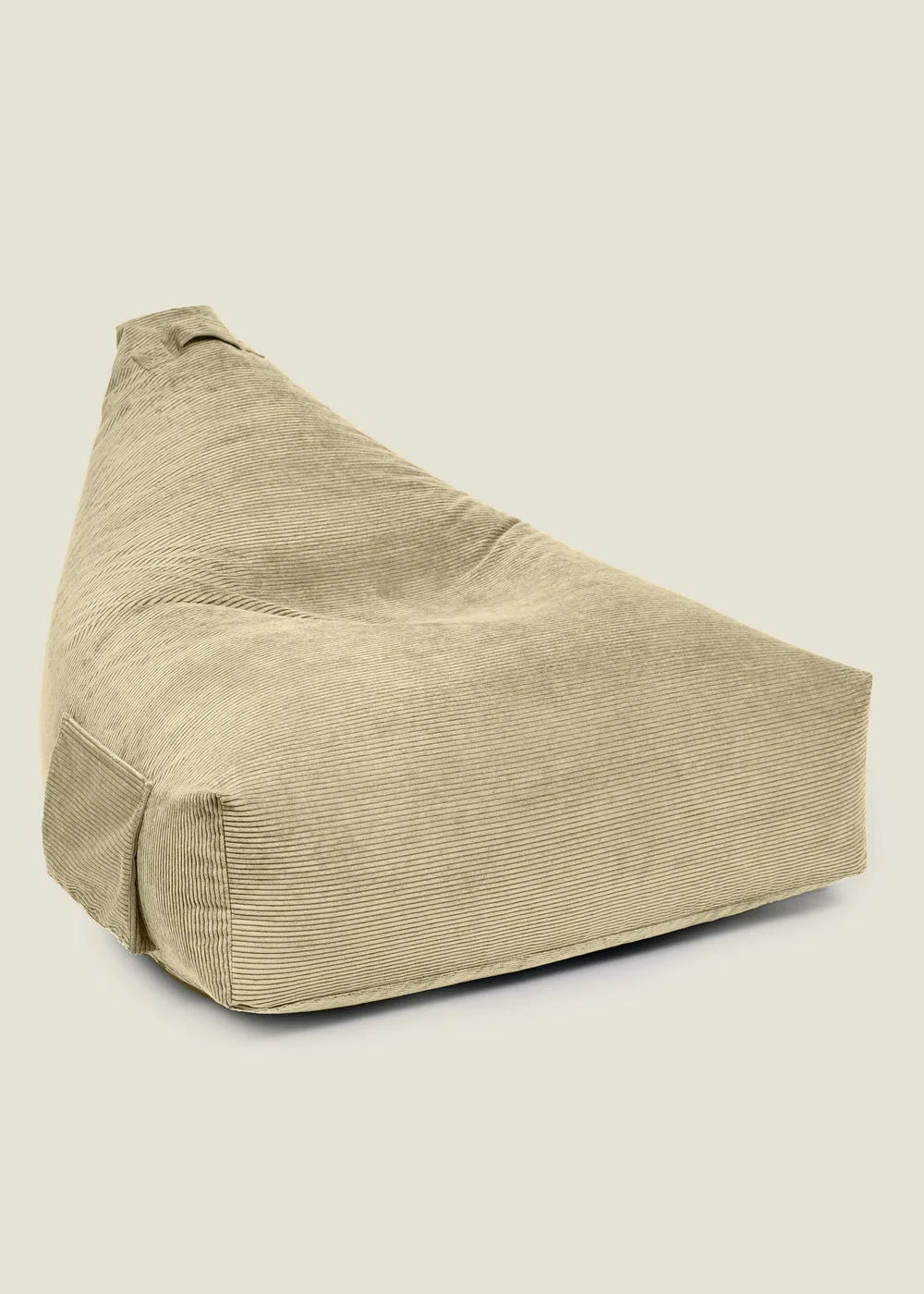 Kaikoo Cream Cord Large Tripod Chair - One Size Image 1