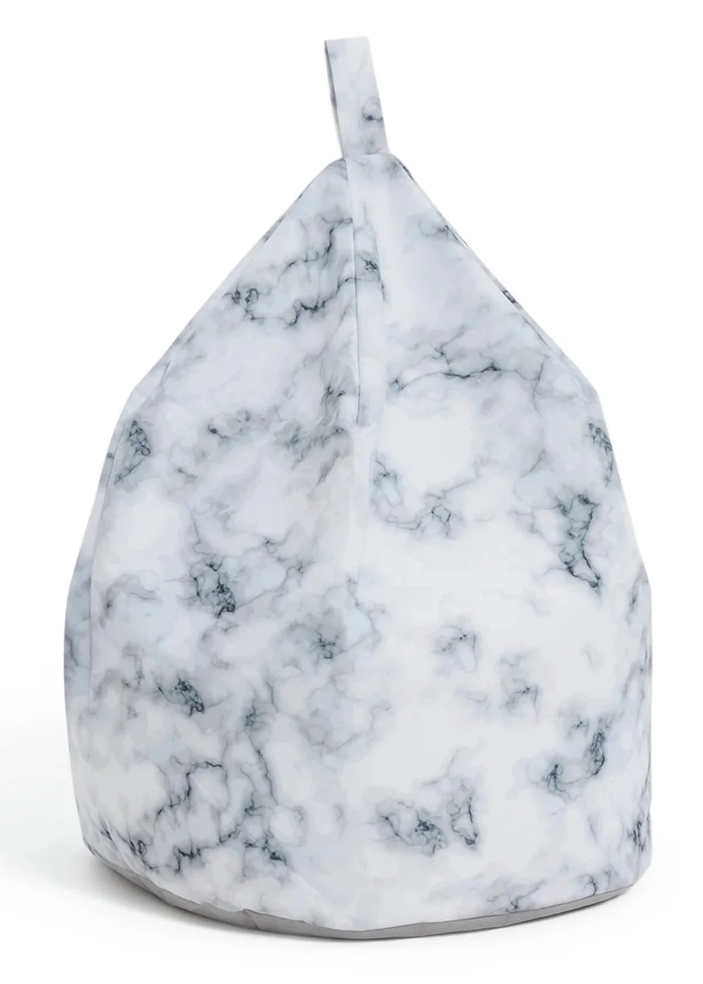 Kaikoo Grey Marble Print Kids Beanbag - One Size Image 1