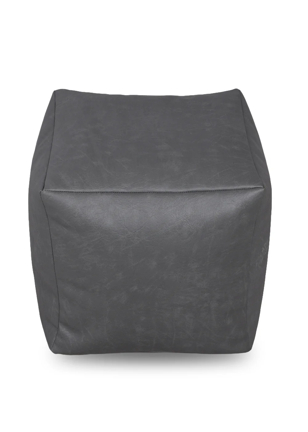 Kaikoo Grey Faux Leather Cube - One Size Image 2