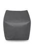 Kaikoo Grey Faux Leather Cube - One Size Image 2