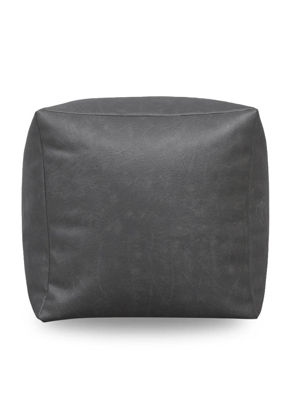 Kaikoo Grey Faux Leather Cube - One Size Image 1