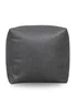 Kaikoo Grey Faux Leather Cube - One Size Image 1