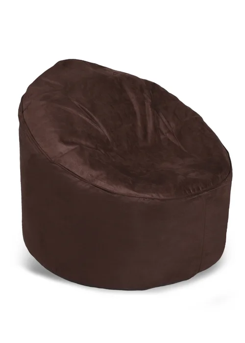 Kaikoo Brown Brushed Faux Suede Cool Chill Chair - One Size Image 3
