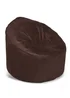 Kaikoo Brown Brushed Faux Suede Cool Chill Chair - One Size Image 3
