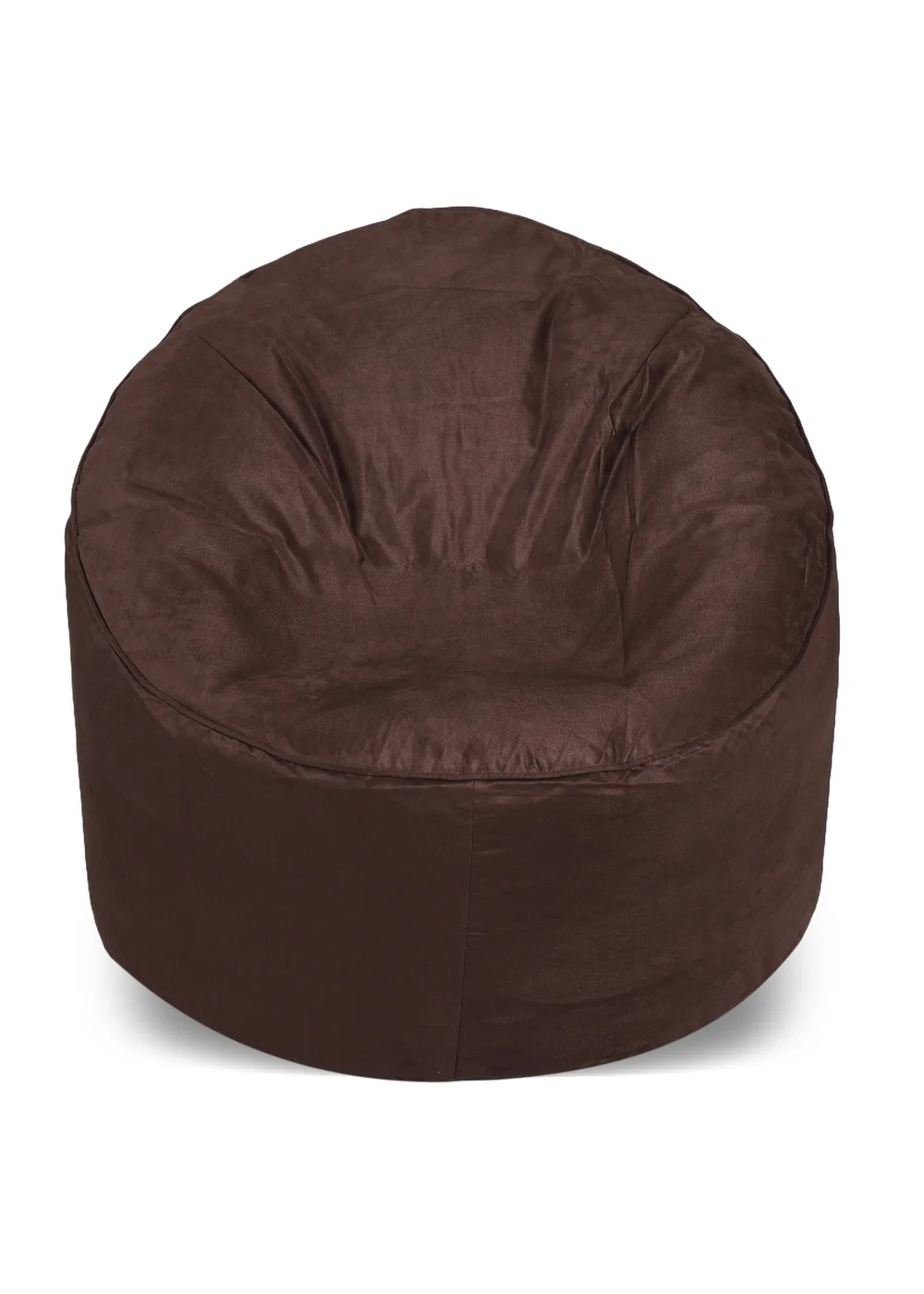 Kaikoo Brown Brushed Faux Suede Cool Chill Chair - One Size Image 1