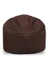 Kaikoo Brown Brushed Faux Suede Cool Chill Chair - One Size Image 2