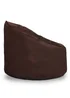 Kaikoo Brown Brushed Faux Suede Cool Chill Chair - One Size Image 4
