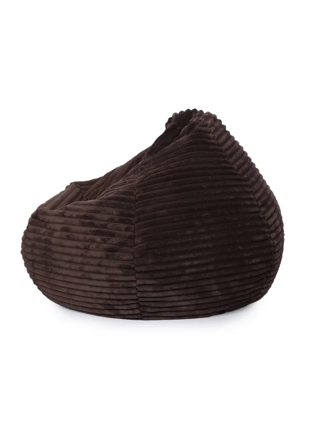 Kaikoo Brown XL Lazer Cut Fur Areya Chair