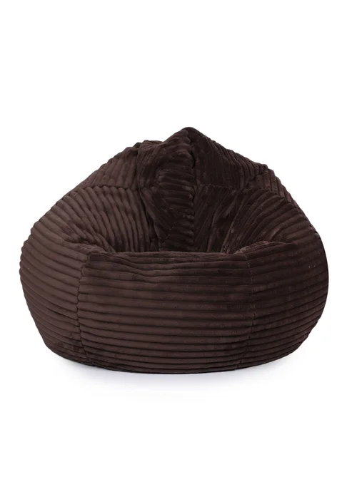 Kaikoo Brown XL Lazer Cut Fur Areya Chair - One Size Image 3