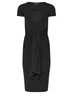 PixieGirl Petite Black Tie Front Bodycon Midi Dress - 14 Image 5