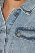 PixieGirl Petite Blue Denim Shirt Mini Dress - 8 Image 4