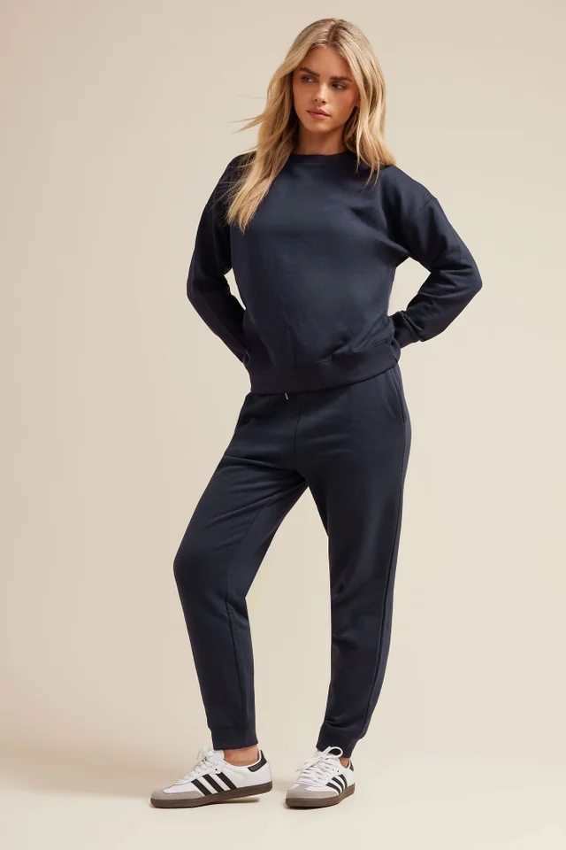 PixieGirl Petite Navy Blue Jersey Sweatshirt