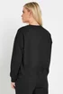 PixieGirl Petite Black Jersey 'Paris' Slogan Sweatshirt - 8 Image 4