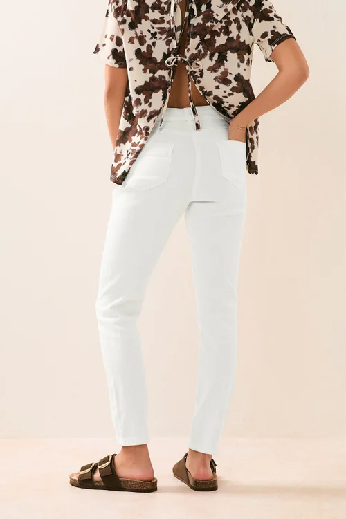PixieGirl Petite White Skinny Jeans - 8/L27 Image 3