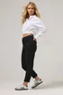 PixieGirl Petite Black Stretch Denim Mom Jeans - 14/L27 Image 1