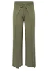 PixieGirl Petite Khaki Green Wide Leg Wrap Trousers - 10/L27 Image 5
