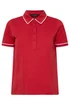 PixieGirl Petite Red Contrast Trim Polo Shirt - Size 10 Image 5