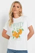 Pixiegirl White Cotton Fruity Graphic T-Shirt - Size 16 Image 1