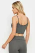 PixieGirl Petite 2 Pack Grey Ribbed Bralette Top - Size 16 Image 5