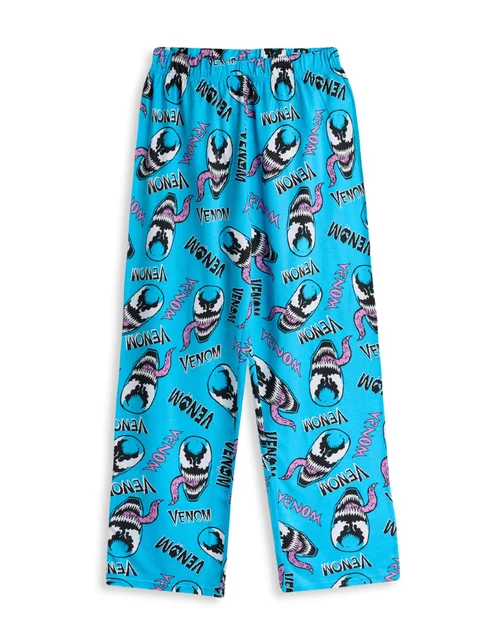 Vanilla Underground Marvel Adults Black Venom Short Sleeve Long Leg Pyjama Set - XXL Image 4