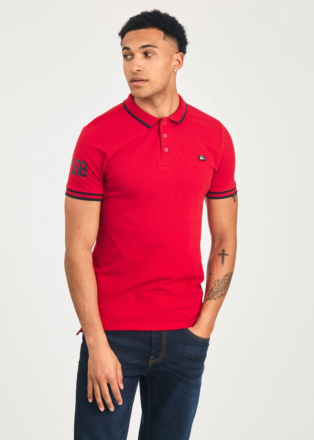 Tokyo Laundry Navy 2-Pack Cotton Short Sleeve Button-Up Polo Shirt - XL Image 4