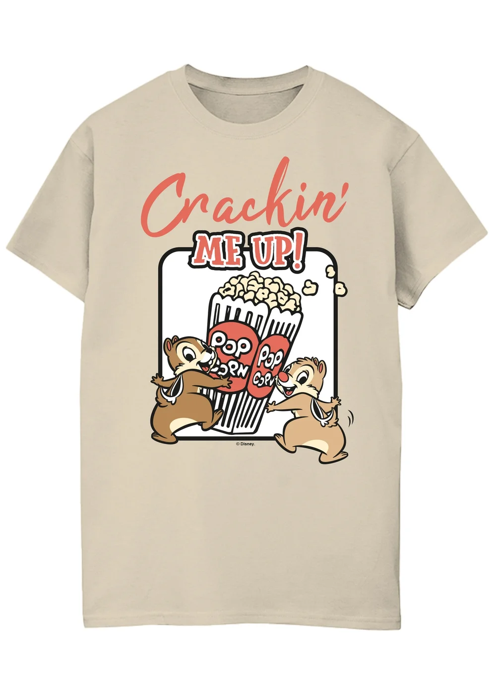 Disney Chip N Dale Crackin Me Up Sand Graphic T-Shirt - XXL Image 1