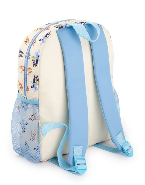Vanilla Underground Bluey & Bingo Printed Kids Beige/Blue Backpack - One Size Image 2