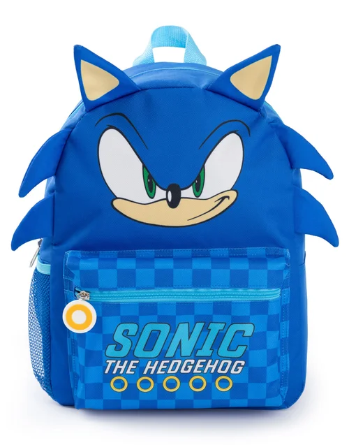 Vanilla Underground Sonic the Hedgehog 3D Kids Blue Backpack - One Size Image 1