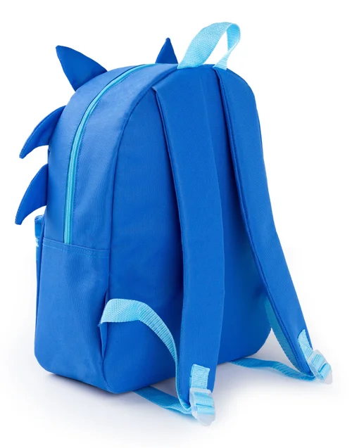 Vanilla Underground Sonic the Hedgehog 3D Kids Blue Backpack - One Size Image 3