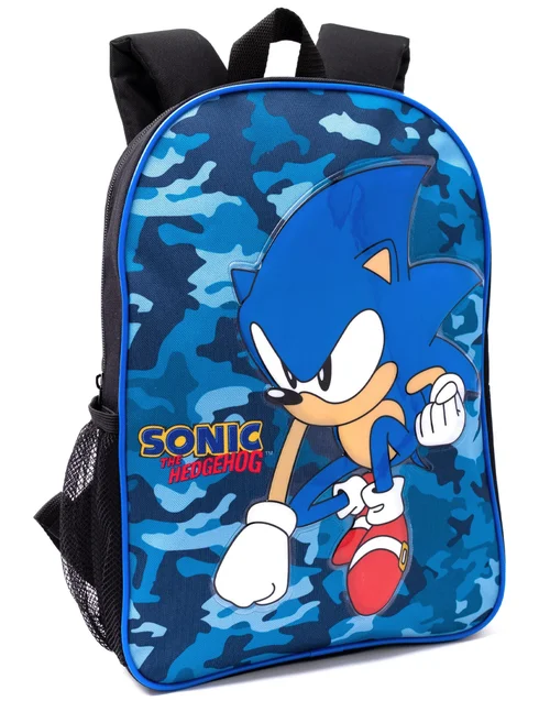 Sonic The Hedgehog 4 Piece Backpack Set - One Size Image 2