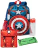 Marvel Blue Backpack 4 Piece Set - One Size Image 1