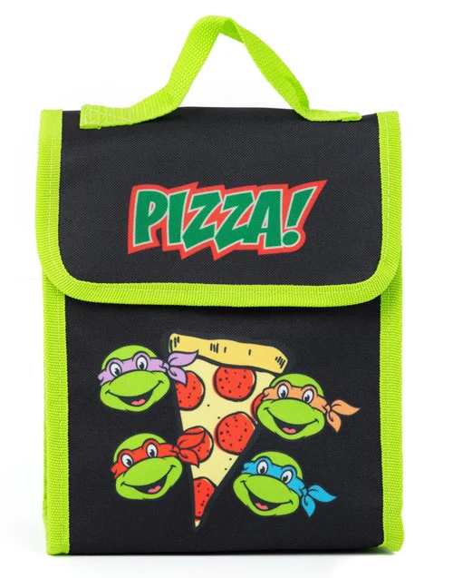 Vanilla Underground Teenage Mutant Ninja Turtles Pizza Kids Green 4 Piece Backpack Set - One Size Image 3