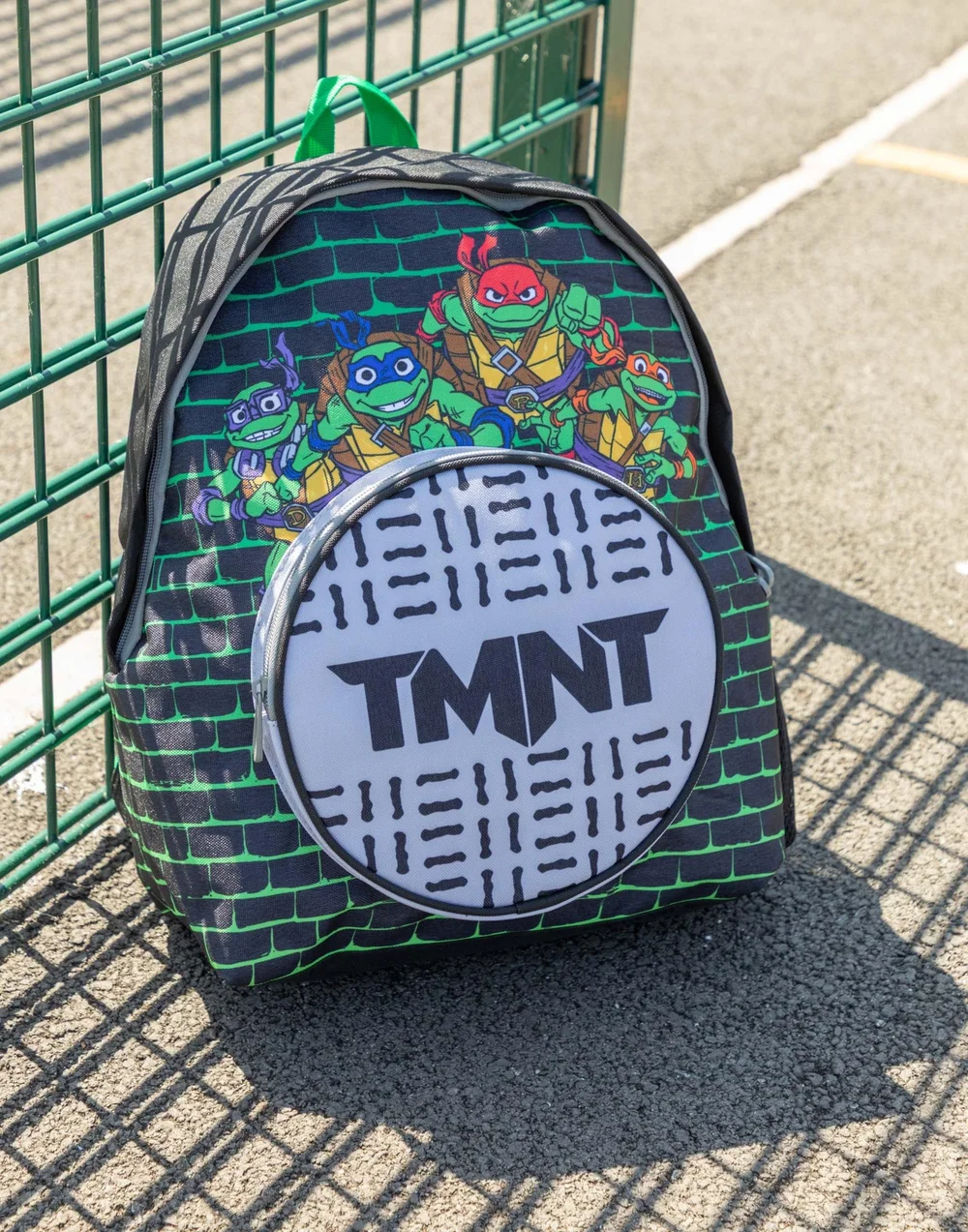Vanilla Underground Teenage Mutant Ninja Turtles Sewers Pocket Kids Black Backpack - One Size Image 2