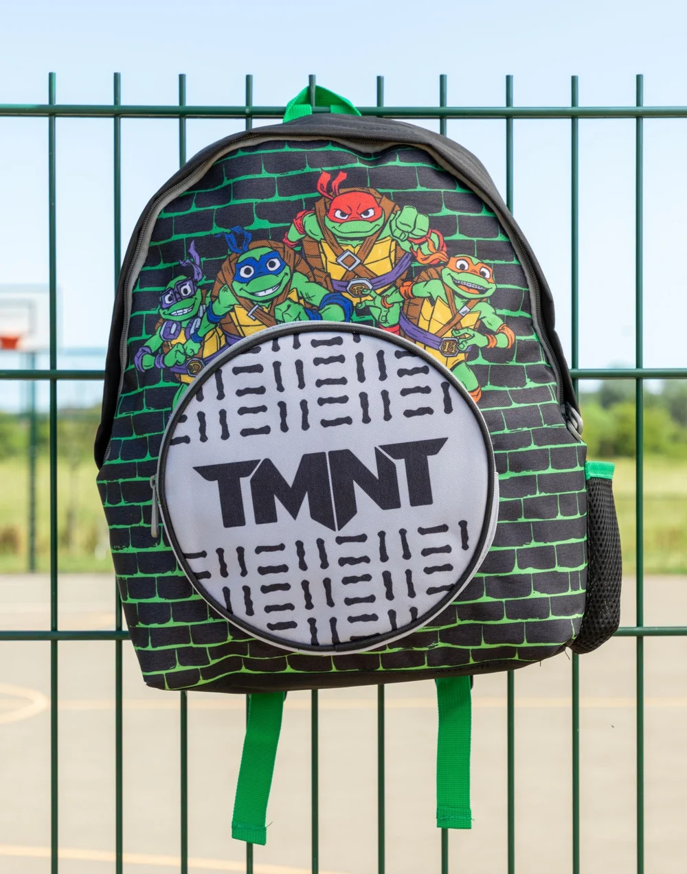 Vanilla Underground Teenage Mutant Ninja Turtles Sewers Pocket Kids Black Backpack - One Size Image 1