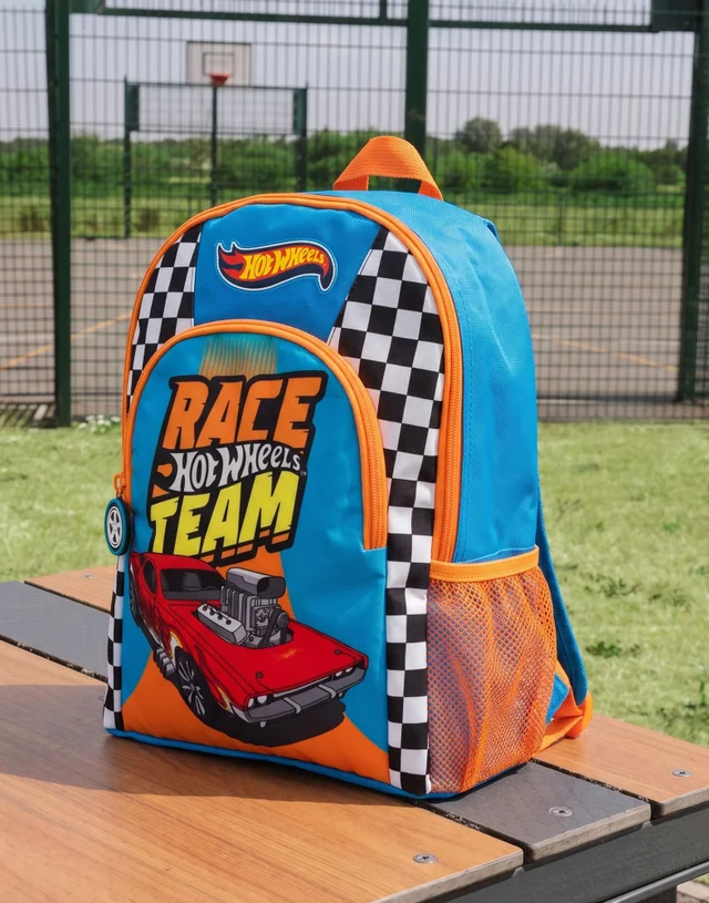 Vanilla Underground Hot Wheels Race Team Blue/Orange Backpack