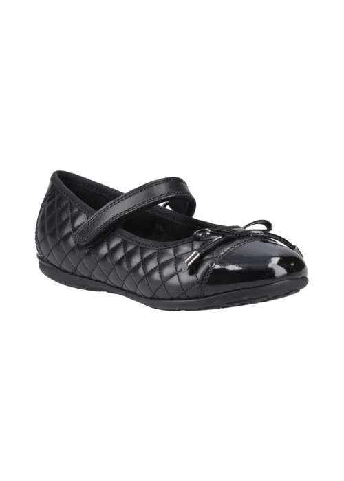Hush Puppies Black Lottie Quilt Ballerina Junior - 13 Infants Image 2