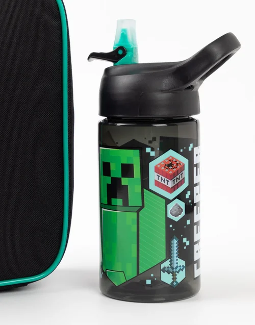 Vanilla Underground Minecraft Creeper 5 Piece Lunch Bag Set - One Size Image 2