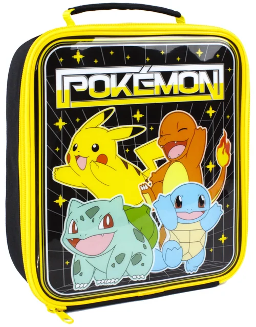 Vanilla Underground Pokemon Multi Character Kids Lunch Bag, Lunch Box and Bottle Set - One Size Image 5