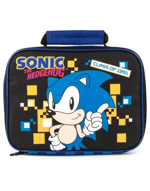 Sonic The Hedgehog Retro Style Gaming Lunch Bag - One Size Image 4