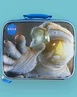 NASA Space Astronaut Kids School Zipped Compartment Black Lunch Box - One Size Image 2