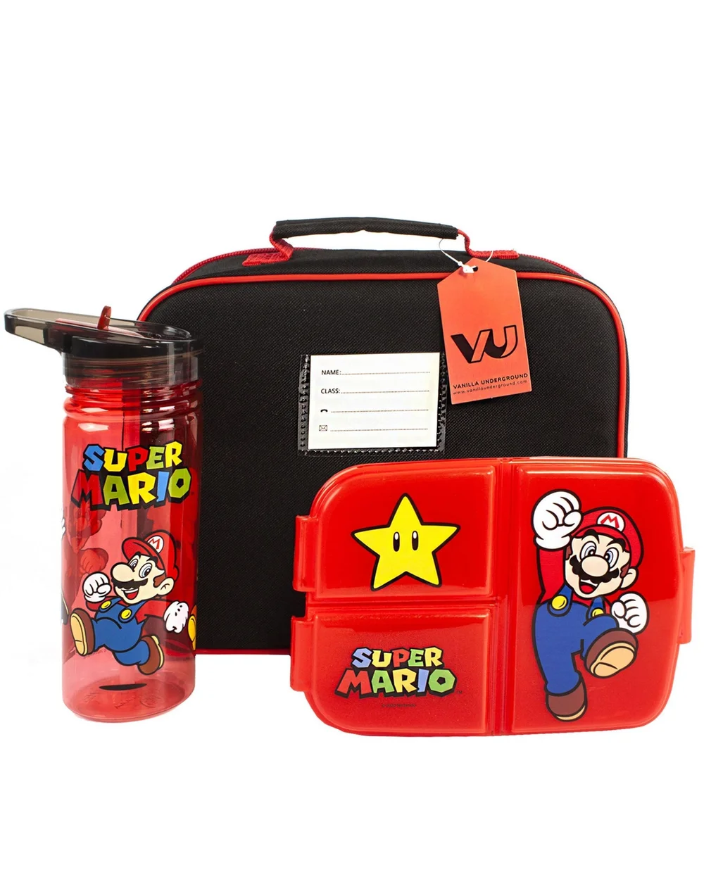 Nintendo Super Mario & Yoshi Lunch Bag Set - One Size Image 4