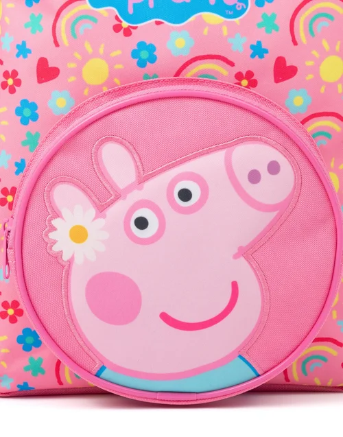 Peppa Pig Pink Backpack 4 Piece Set - One Size Image 4