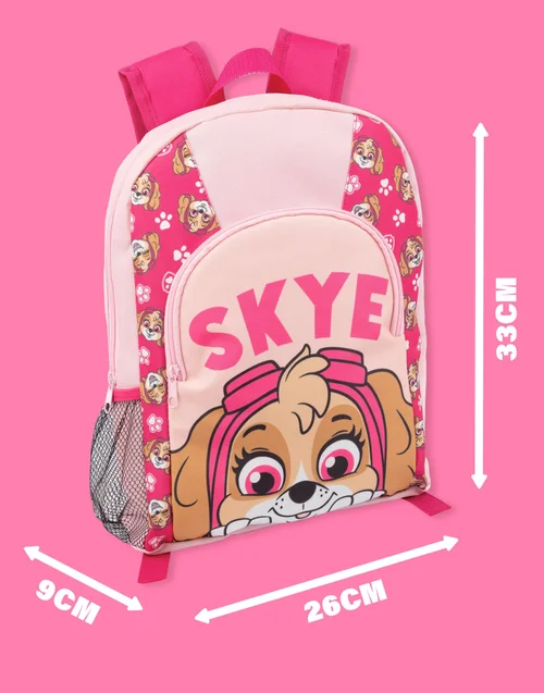 Vanilla Underground Paw Patrol Skye Kids Pink Backpack - One Size Image 3